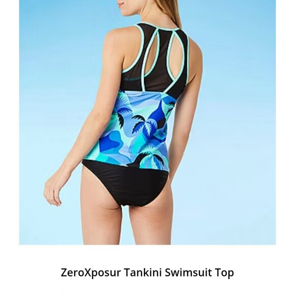 ZeroXposur Women's Tankini Swimsuit Top Size M - Picture 9 of 9